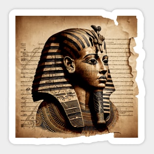 Tutankhamun the boy king Sticker